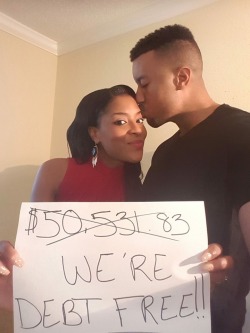 blackmalehair:  🙌🏾🙌🏾🙌🏾🙌🏾🙌🏾🙌🏾🙌🏾   I’m happy for this couple that I saw on fb. I got so excited, I wanted to share their blessing with tumblr. I hope to be debt free one day!!!!FB: Samuel ‘Ciryl’ O’Banner
