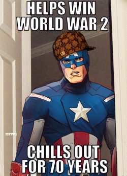 xombiedirge:  The Line It is Drawn art challenge tackles Internet Memes this week over at CBR. My picks are up top as usual, but there are plenty more comic style memes to enjoy, HERE. Scumbag Steve Rogers by Marco D’Alfonso / Website / Tumblr
