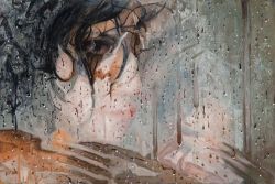 artchipel:  Curator’s Monday 155 - Artist on Tumblr Alyssa Monks | on Tumblr (b.1977, USA) Brooklyn-based artist Alyssa Monks is a figurative painter, blurring the line between abstraction and realism. “Using filters such as glass, vinyl, water, and