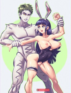 supersatansister:  Bunny Outfit Hinata x Zetsu (Naruto) , Requested on Patreon!- My Patreon - Gumroad Store -