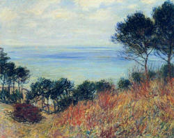 artist-monet:  The Coast of Varengeville, 1882, Claude Monet