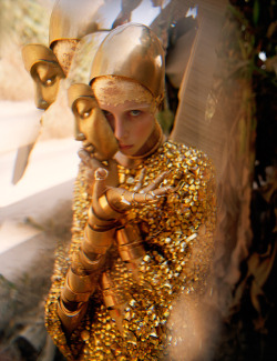 20aliens:Gilt Trip by Tim Walker with Edie Campbell for W Magazine