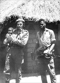 Che Guevara photographed while participating in the guerrilla insurgency in the Congo, 1965.