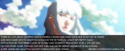 berserk-confessions:  There is a lot about Griffith that I admire. I adore how easily he is able to let go of things and how eager he is to reach his goals (on top of that, I’ll admit he’s pretty darn attractive.) In that sense, I look up to him and,