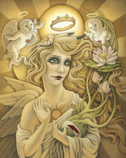 artagainstsociety:  Sun Goddess by Heather Watts