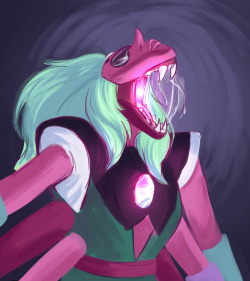 jadieart:  Alexandrite probably doesn’t have a mouth laser, but she’d be pretty awesome if she does.