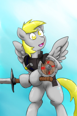 For a friend: Derpy The Demoknight