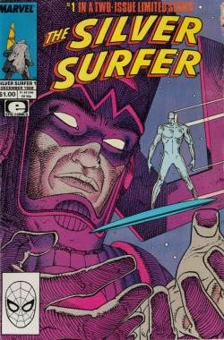 The Silver Surfer No, 1 (Marvel Comics, 1988). Cover art by Moebius.From Anarchy Records in Nottingham.