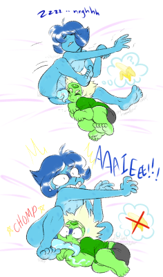 Lapis started wearing briefs to sleep after this