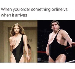 plasmalogical: reblog if the woman on the left is just as beautiful as andre the giant
