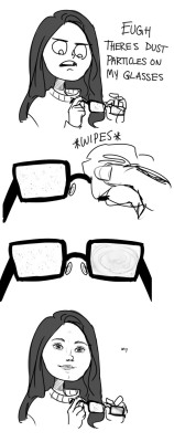 ginormouspotato:  mishasjockstrap:  lunatama:  follow for more relatabel glasses problems  THIS IS TOO REAL  the worst is trying to wipe it off with the wrong kind of cloth and making it MUCH WORSE 