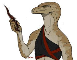 bethesda-eat-my-left-tit:  this is female argonian and she can wear what she wants but her dagger was forged from the blood of whatever minion at bethesda said “YEAH lets give the female REPTILES some BOOBS” 