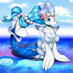 madartraven: The ‘Water Siren’ Pokémon! Wow this came out extremely better than I thought it would… Might be one of my best pictures so far IMO. Hope ya like! For the people who don’t know, this is from concept art that leaked a while back that