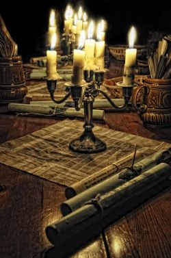 maya47000:Medieval candle light dinner by Kai Zeminske