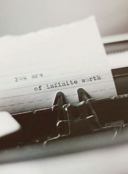 twloha:  “You are of infinite worth.”  (Source)  