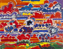 thunderstruck9:  Maurice Wyckaert (Belgian, 1923-1996), Coucher de soleil [Sunset], 1968. Oil on canvas, 110 x 140 cm. Maurice Verbaet Centervia mauriceverbaetcenter