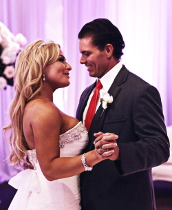 respectthisring:  Congrats to Tyson Kidd and Natalya on getting married!