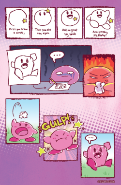 nate96411: hyenafu:    I’ve been having a blast playing Kirby: Star Allies with my friends recently! Here’s a Kirby comic I did a few years ago for an anthology!  raizap.com  @sapphic-sppider 