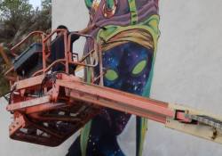 rfmmsd:  Artists: DEIH “The Visitor”  “THE VISITOR ”  &ldquo;MIAU FESTIVAL (FANZARA)It´s painted in FANZARA a small town near of Castellón, Spain.I was invited to paint there by MIAU festival( Museo Inacabado de Arte Urbano) (in english: Unfinished