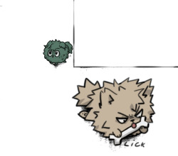 anmasfluffblog:    Yay Deku puppy and Kacchan puppy@minibuddy​ ‘s  Boku no hero academia puppies!^^Drawing silly things like these helps me relax between more serious works : P  