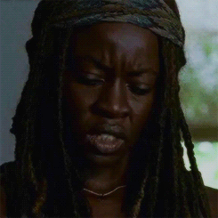 michonnenetwork:  Michonne in the Heads Up (607) Sneak Peek  Things aren’t as simple as four words. I don’t think they ever were.  