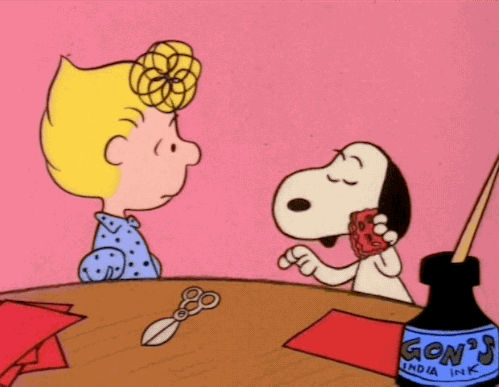 Be My Valentine Charlie Brown Gif