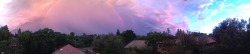 unedited panorama from my roof holy shit  what planet are you from.  But did you click on it 