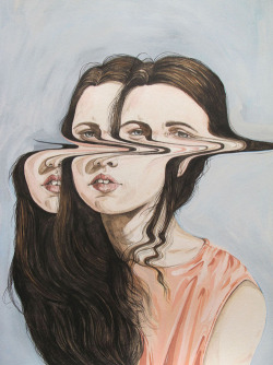 asylum-art-2:  The art of Henrietta Harris Illustrator Henrietta Harris creates beautiful pictures using watercolour and gouache. Her skilfully hand-drawn hands, faces, brains, glaciers seem to float away from each other, reminding us of those moments