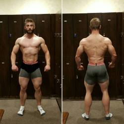 cwright-1:  thunderandthugnificence:  selfyz:  cwright-1:Pre-Christmas #gains, I wish my upper body would catch up to my #quads. Maybe #Santa brought me some with my free day of food yesterday.  teach me.  Damn, dude!  Yooooo  Damn, great legs man. Keep