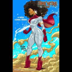 idelacio: marcusthevisual: The countdown begins. “The Super Natural Woman” #1, the wait will soon be over. Peace ya’ll. #Marcusthevisual #thesupernaturalwoman #indiecomics  #thankgodimnatural #kinkycurly #naturalhairdoescare Shiny. =3 
