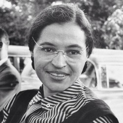 Black History Month: Rosa Parks - Her refusal to surrender her seat to a white passenger on a Montgomery, Alabama bus spurred a city-wide boycott and helped launch nationwide efforts to end segregation of public facilities. #rosaparks #blackhistorymonth