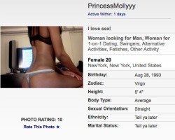 USER SPOTLIGHT (FEMALE): Princess Mollyyy Show this naughty princess why she shouldn&rsquo;t put her bare ass on the computer desk. Tsk tsk. No manners.