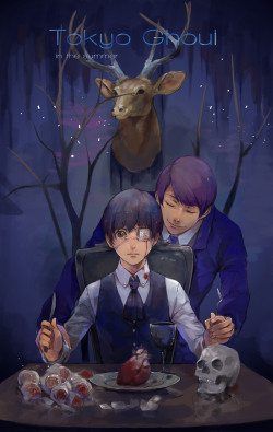 riva-and-eren:  fanityty: 喰   |   by リンゴ  is this hannibal