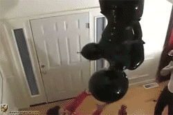 rubberdollowner:  http://rubberdollowner.tumblr.com The sheer intensity of the inflatable hood for sensory deprivation, bondage, suspension, tightness of the layers and the Hitachi Wand is mind boggling.  Lucky rubber doll, don’t you think?