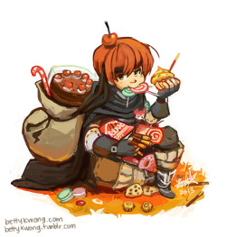 bettykwong: I drew a Gaius! He just loves his sweets! hehe. Fire Emblem fan art broke my art blockk hurrayy (I love FE:awakening asdfasdf)! Time to make some progress on personal art *v* 