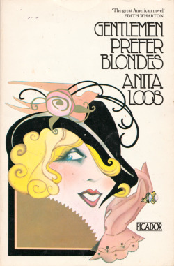 Gentlemen Prefer Blondes, by Anita Loos (Picador, 1982). From a charity shop in Nottingham.