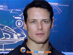 mylifelovebliss:  Sam talks (geeks out) about playing Batman in a live tour show in 2011 (x)I do love the dark hair on him!!!