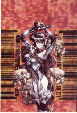 omercifulheaves:  Ghost In The Shell Art by Masamune Shirow