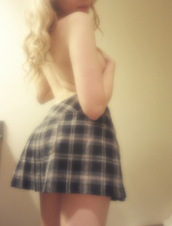 ritaxo in a cute little plaid skirt