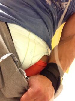 dad34549:  sadistic-domme-mommy:  Diaper check….  Funny how little boys want to be big boys after they orgasm.  I made him diaper up for the gym, just to remind him that he’s still a submissive diaper baby even after he cums. And I let him know there’d