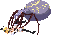 Busty oppai bee girl getting raped by a giant spider.