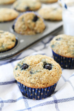 foodffs:  Vegan Banana Blueberry Muffins  Really nice recipes. Every hour.   