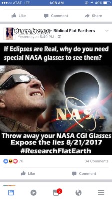 shameshack:  Flat Earthers never disappoint.