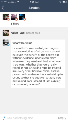 No, in fact rape should not be treated like every other crime because it’s not every other crime. If you were a woman you would understand why the vast majority of women who are raped and/or sexually assaulted/harassed/exploited choose to NOT involve