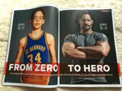 baratheon:  jturn:  You can all put your shitty puberty transformations away, because this is Joe Manganiello as a 13 year old and as a 37 year old literally bye  this is like the bara version of a magical girl transformation 