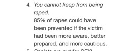 browngirlblues:  So I’m trying to figure out what percentage of rapes end in murder and I found a university website where they were debunking myths about rape. This one pissed me off beyond belief.   &ldquo;You hear that, women should just be better