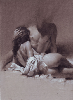 inkfromtheoctopus: Venus and Mars.Roberto Ferri.View his work here: robertoferri.net 