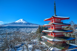 ourbedtimedreams:  Winter Landscape of Japan by @AK1 on Flickr.