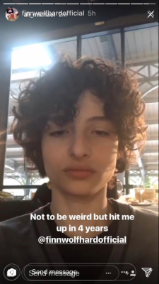 losvcr: ughhh adults are being so fucking weird about finn wolfhard. he’s a fourteen year old child. you should have zero interest in wanting him to “hit you up”. absolutely not. HES A FUCKING CHILD. ESPECIALLY NOT WHEN YOURE TWENTY SEVEN YEARS