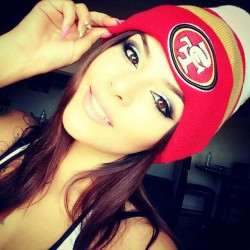 And from the 916  @beel0ove showing some 49er love!!!!